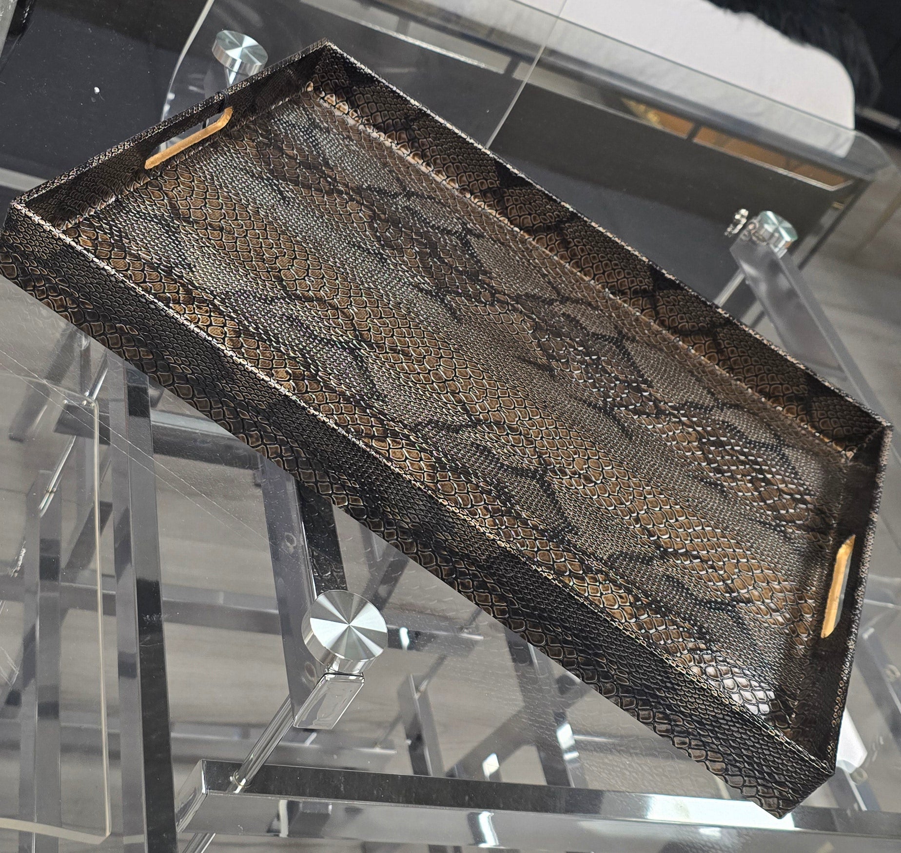 Reptile Print Tray
