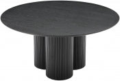 Ash Black Round Dining Table