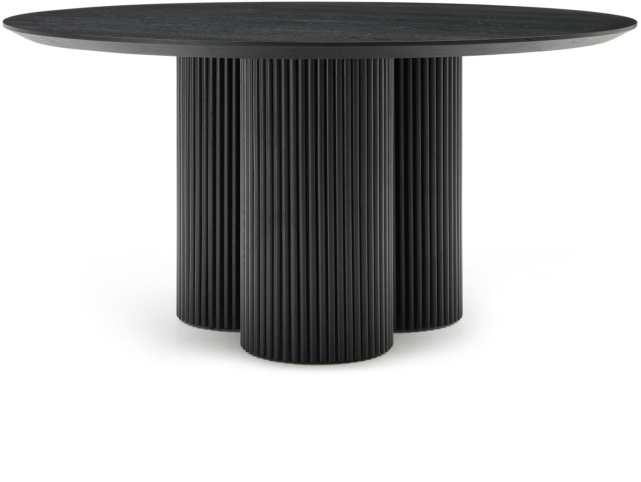 Ash Black Round Dining Table