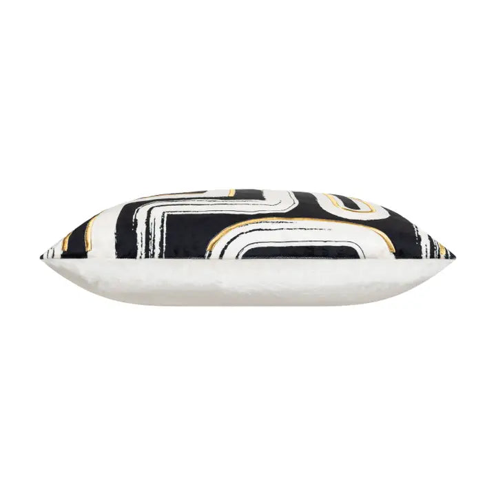 Demi Abstract Velvet Pillow