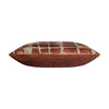 Rust Abstract Velvet Pillow