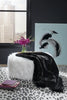 Black Fur Throw