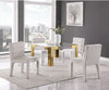 Jackie Gold/Acrylic Dining Table