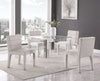 Jackie Silver/Acrylic Dining Table
