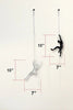 Climbing Couple Wall Sculpture