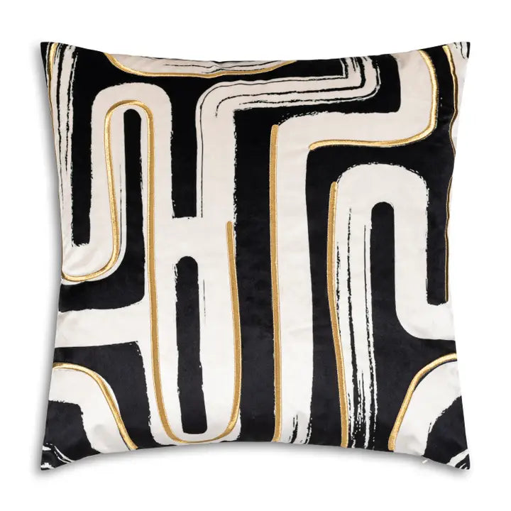 Demi Abstract Velvet Pillow