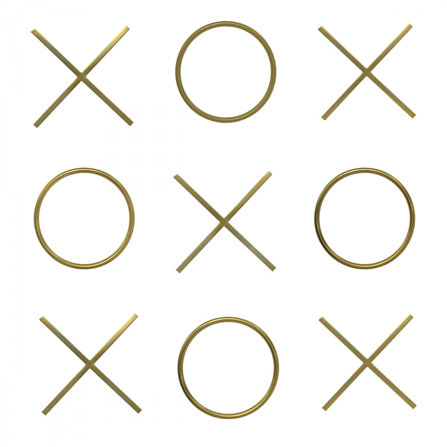 XOXO Gold Wall Decor (Small)