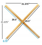 XOXO Gold Wall Décor (Large)