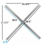 XOXO Chrome Wall Décor (Large)