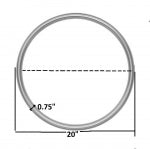 XOXO Chrome Wall Décor (Large)