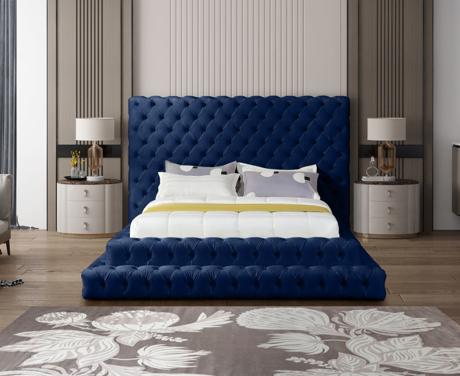 Levels Velvet Bed