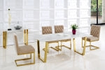 Carmen Gold Dining Table