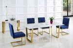 Carmen Gold Dining Table