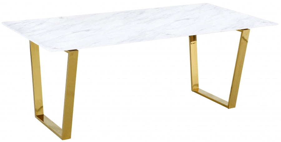 Carmen Gold Dining Table