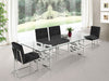 Kate Chrome Dining Table