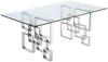 Kate Chrome Dining Table
