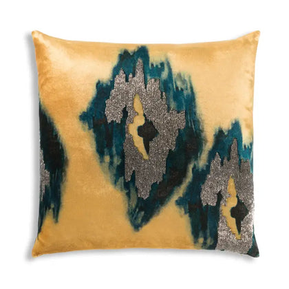 Jade Designer Luxury Pillow-Mustard