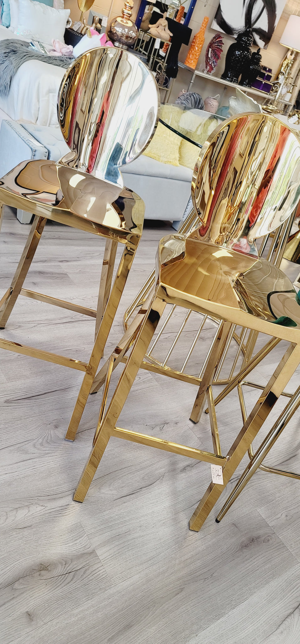 Gold Stainless Steel BarStool