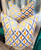 Grey/Mustard Pillows- Set of 2