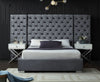 Kierra Velvet Panel Bed