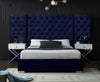 Kierra Velvet Panel Bed