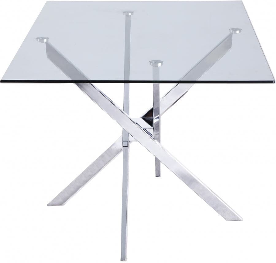 Zander Silver Dining Table