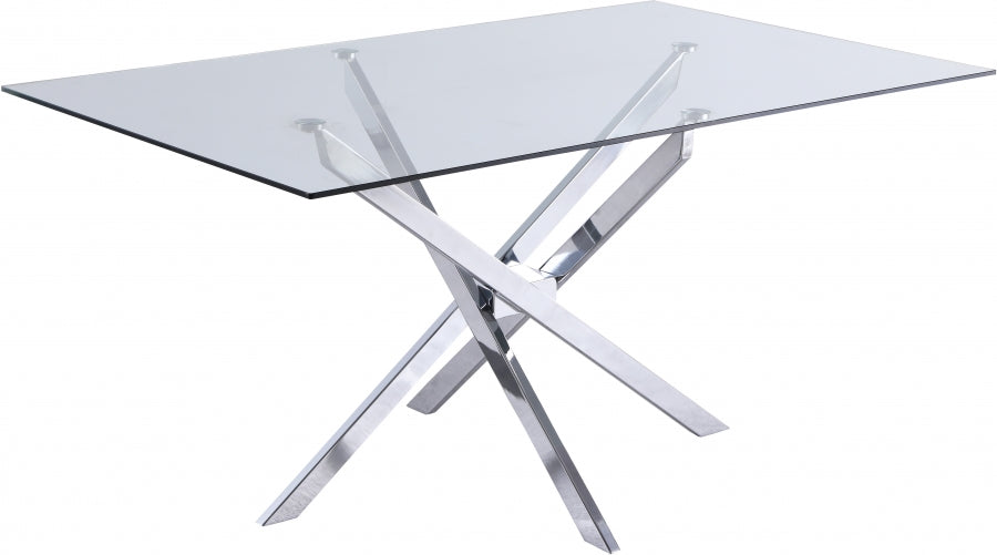 Zander Silver Dining Table