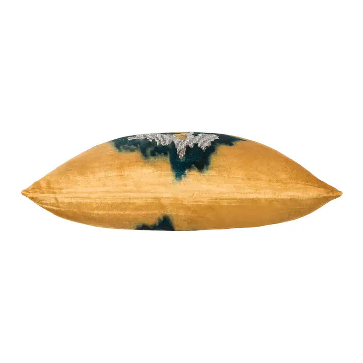 Jade Designer Luxury Pillow-Mustard