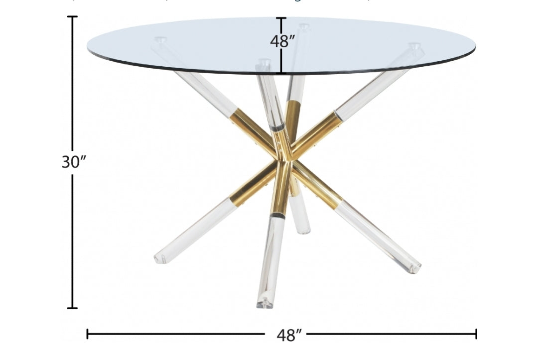 Ghost Round Dining Table (ITEM CAN'T BE SHIPPED, STORE PICKUP ONLY)
