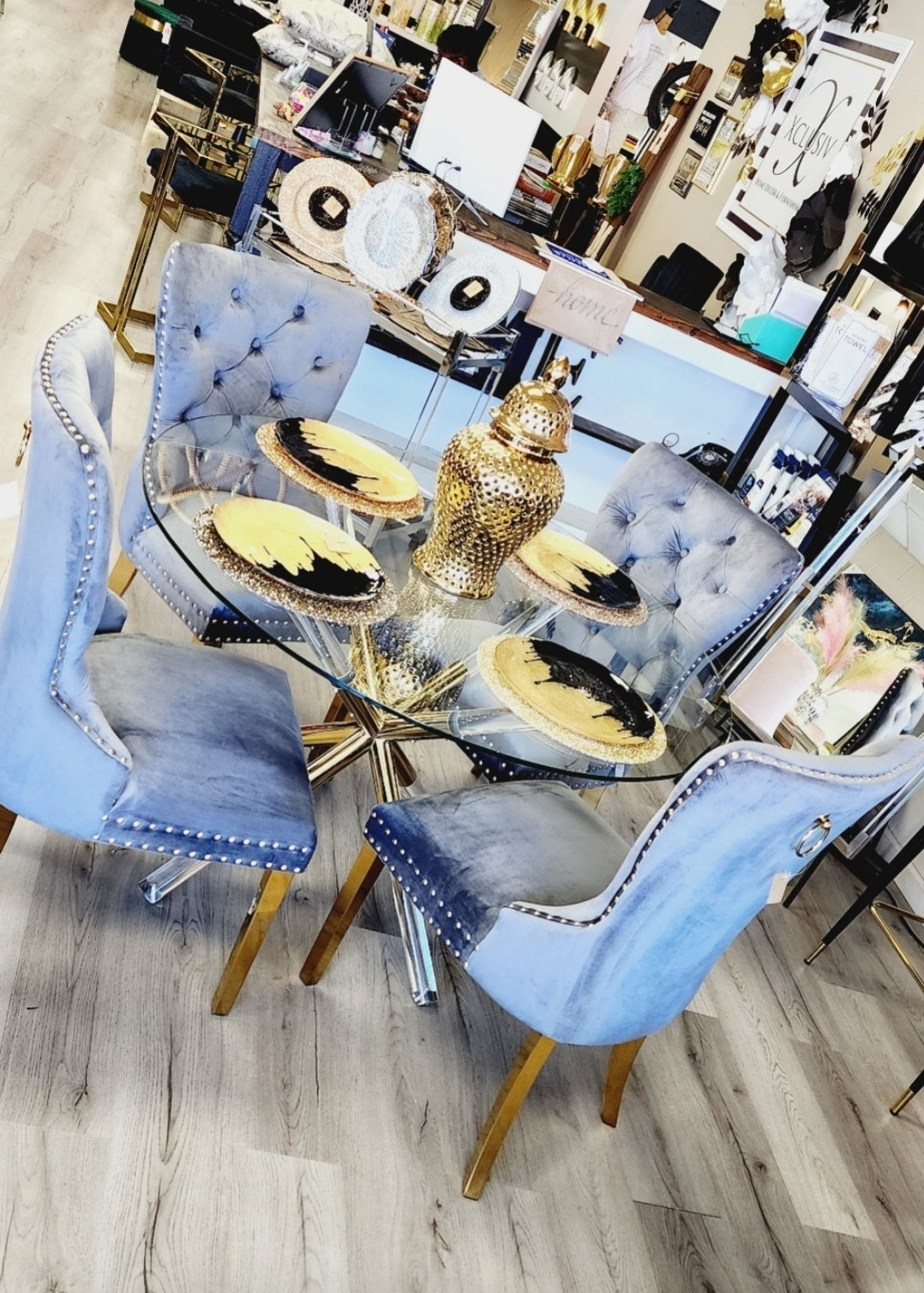 Ghost Round Dining Table (ITEM CAN'T BE SHIPPED, STORE PICKUP ONLY)