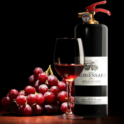 Designer Fire Extinguisher - Wine Bottle