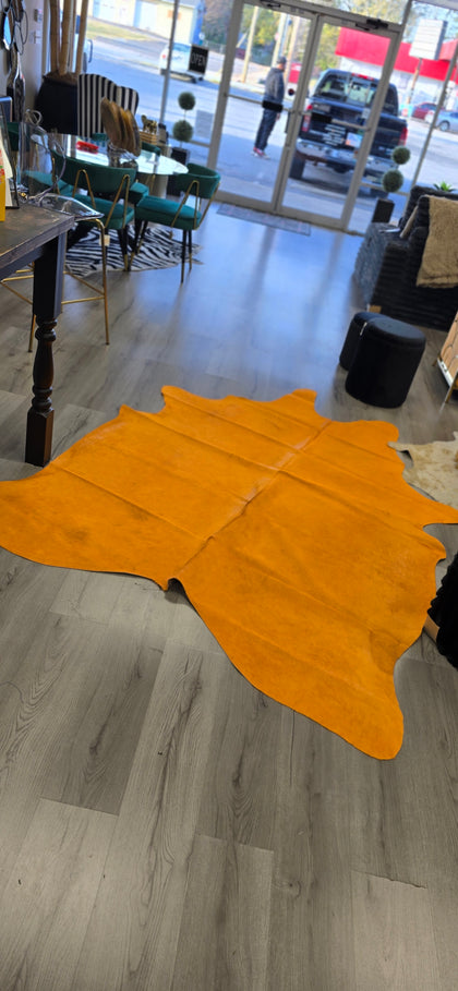 Orange Hide Rug