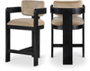 Sasha Velvet Upholstered Counter Stool