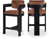 Sasha Velvet Upholstered Counter Stool