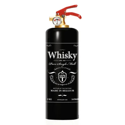 Designer Fire Extinguisher - Whisky Bottle