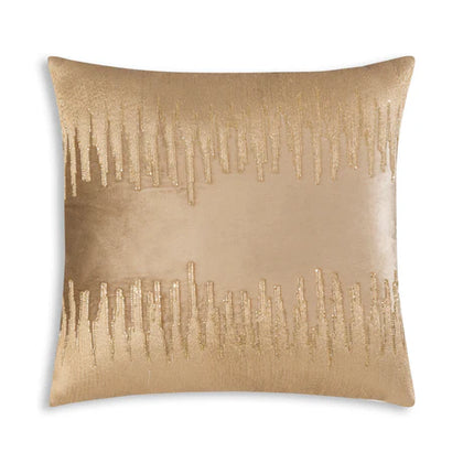 Stone Gold Velvet Pillow