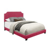 Upholstered Bed w/ Silver Trim (CANT BE SHIPPED, LOCAL PICKUP/DELIVERY ONLY)