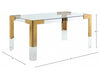 Jackie Gold/Acrylic Dining Table