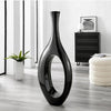 Black Trombone Large Floor Vase