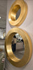 Gold Disc Mirror 47x47