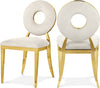 "O" Velvet Dining Chair - Gold