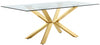 Vanessa Gold Dining Table