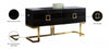 Jackie Gold/Black Console Table