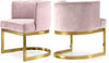 Tiarra Gold Velvet Dining Chair