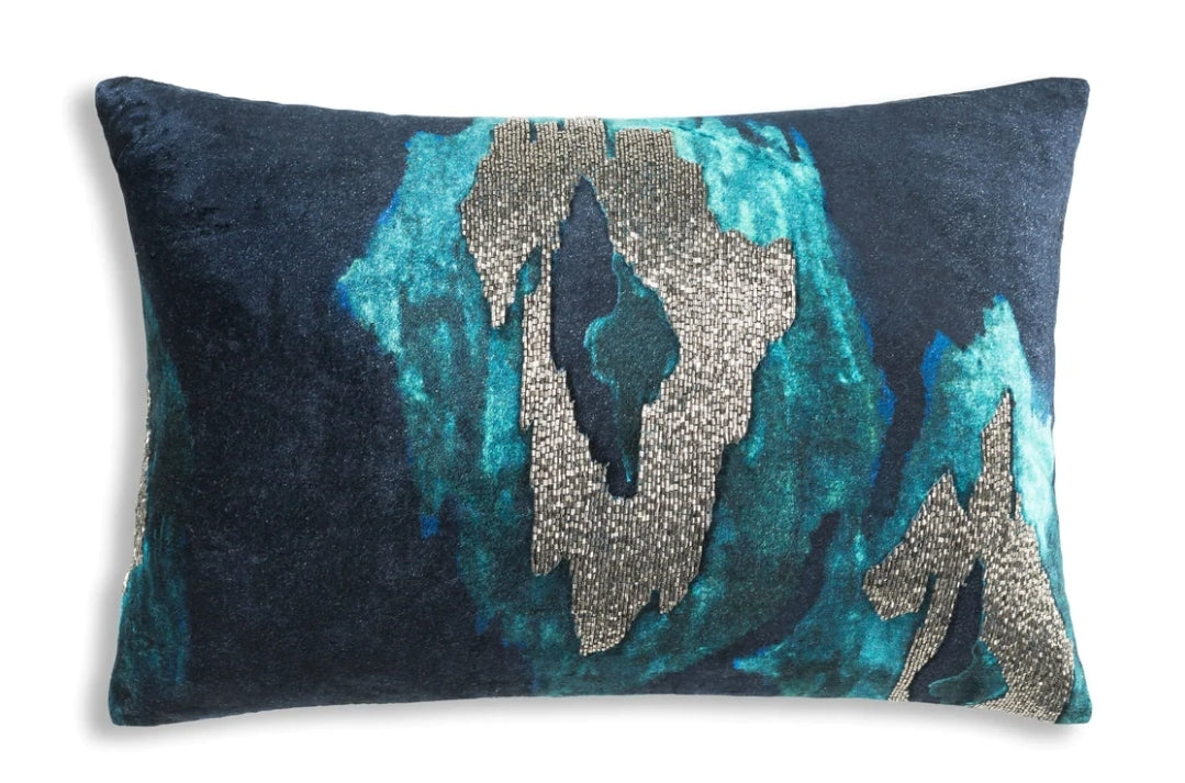 Jade Designer Luxury Pillow-Teal
